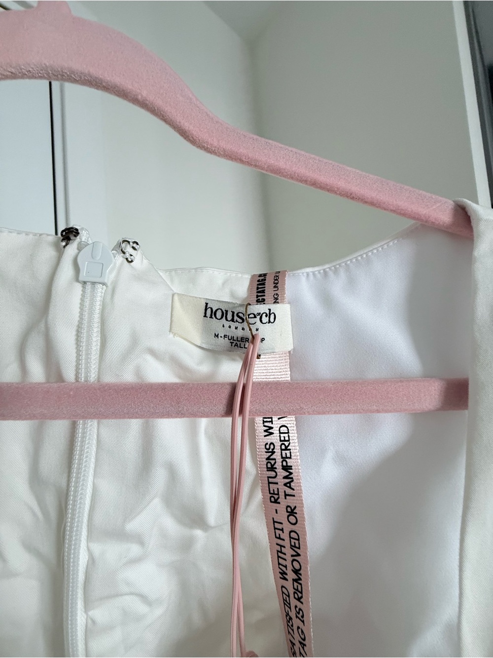 House of CB New with tags White Corset Mini Dress - Picture 6 of 7
